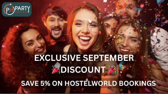 Exclusive September Deal 🎉 Save 5% on Hostelworld Bookings!
